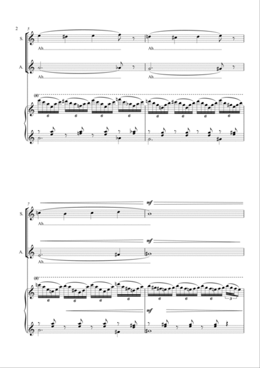 Aquarium (From The Carnival of the Animals) SA scores gallery preview page 2