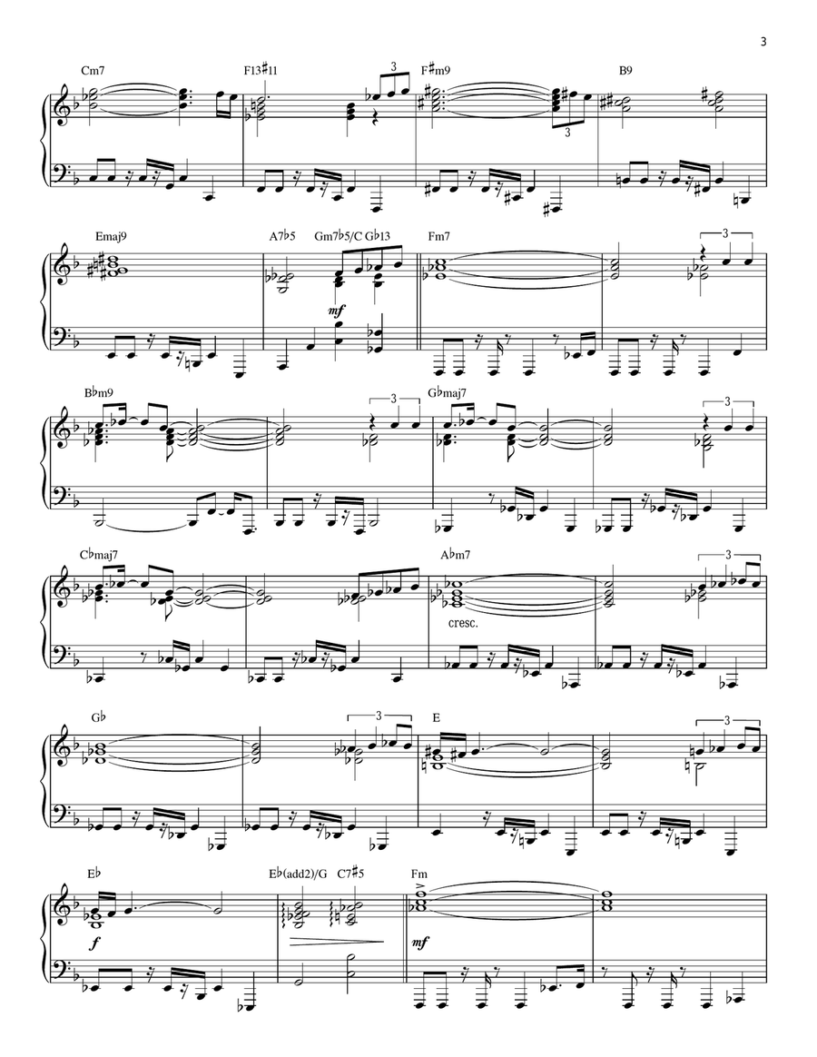 Rise Piano Solo scores gallery preview page 3