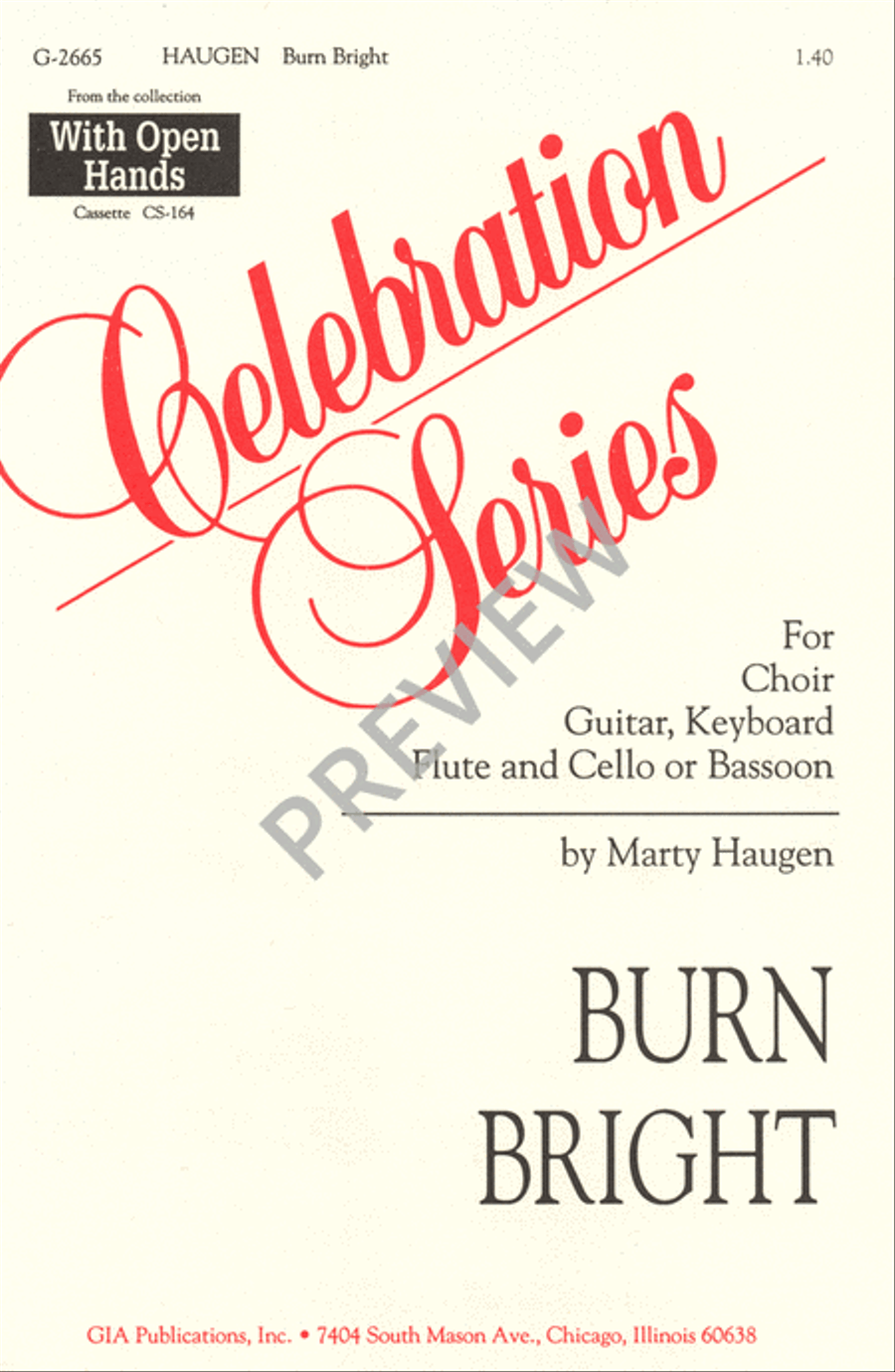 Burn Bright 4-Part scores gallery preview page 2