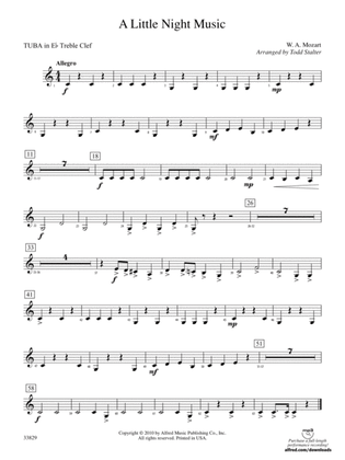 A Little Night Music: (wp) E-flat Tuba T.C.