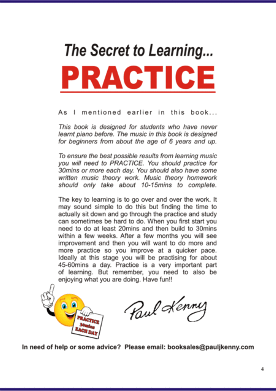 Introduction to Music - Learning Piano or Keyboard Basics Piano Method scores gallery preview page 4