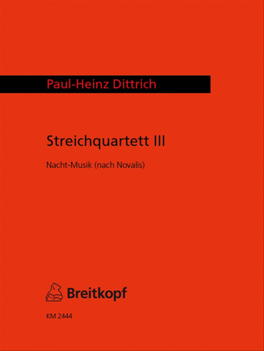 String Quartet III String Quartet scores gallery preview page 1
