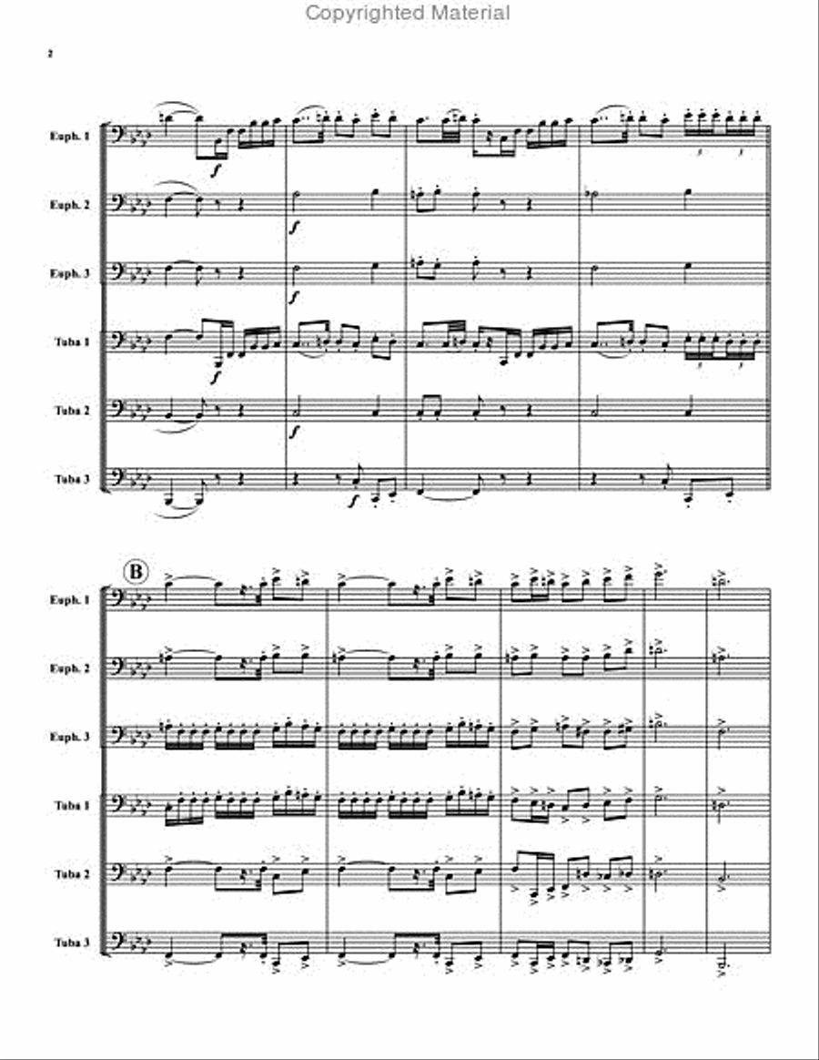 Fanfare from La Peri Fanfare from La Peri Euphonium scores gallery preview page 3