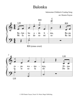 Book cover for Balonku (big alpha note notation)