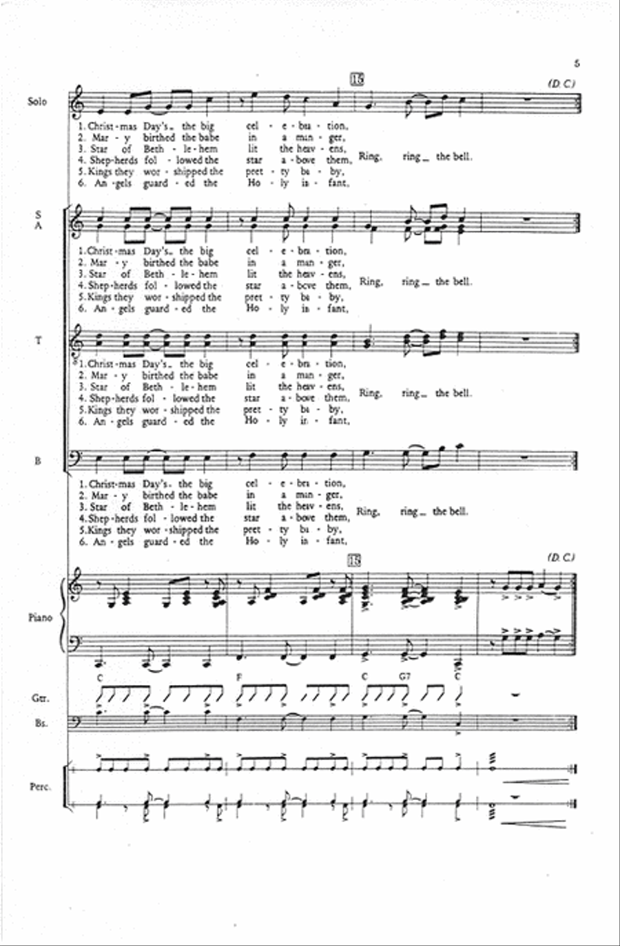 Ring the Bell Divisi scores gallery preview page 5
