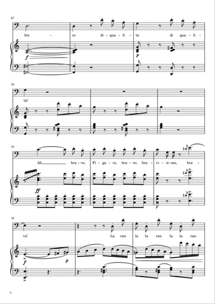 Rossini - Largo al factotum - from 