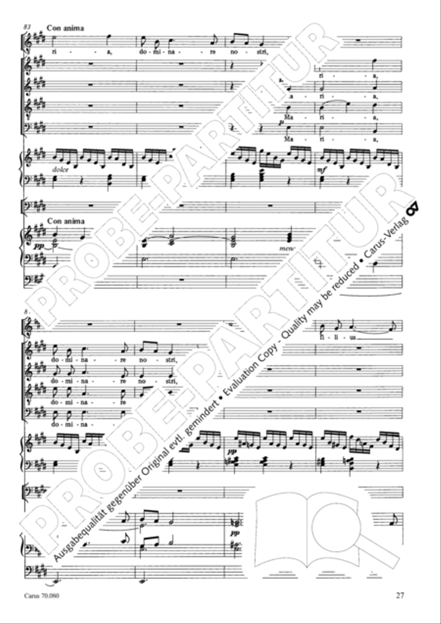 Five Short Sacred Compositions (Funf kleinere Kirchenwerke) Score scores gallery preview page 41
