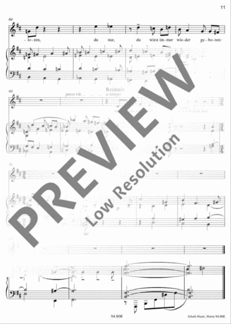 Lied der Abelone Medium Voice scores gallery preview page 12