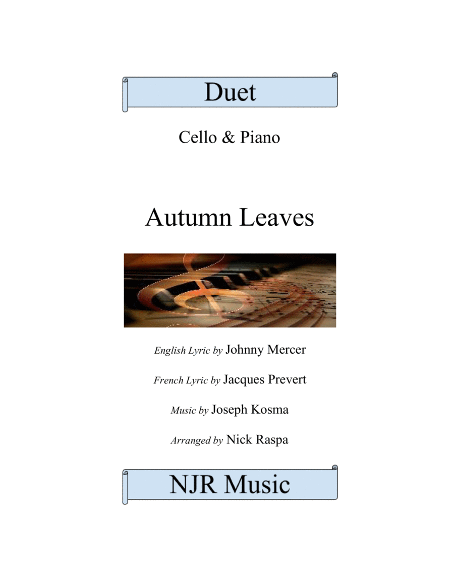 Autumn Leaves (Cello & Piano) advanced image number null
