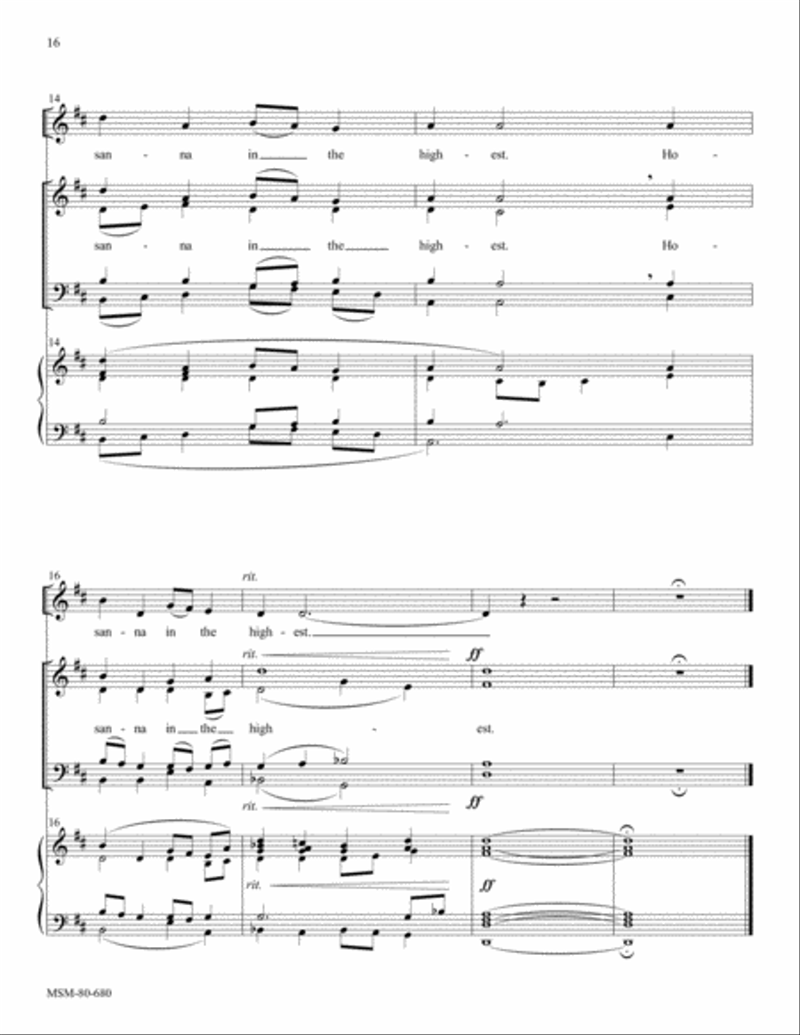 Mass of Saints Peter and Paul: Eucharistic Acclamations 4-Part scores gallery preview page 4