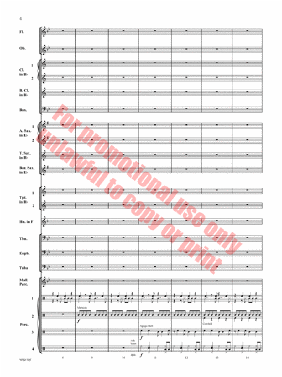 Chips and Salsa Concert Band scores gallery preview page 5