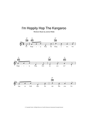 I'm Hoppity Hop The Kangaroo