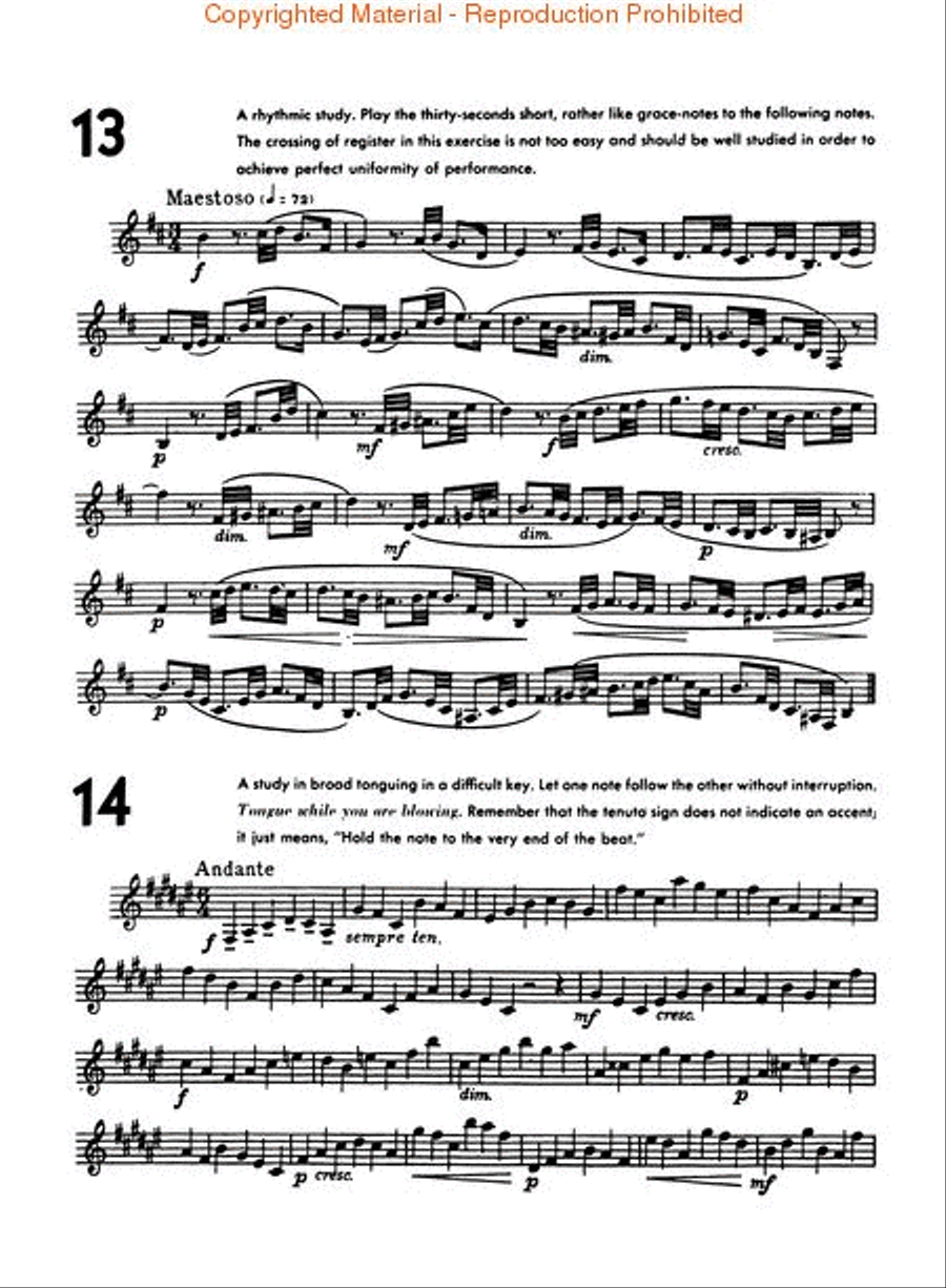 24 Clarinet Studies for Beginners Clarinet scores gallery preview page 3