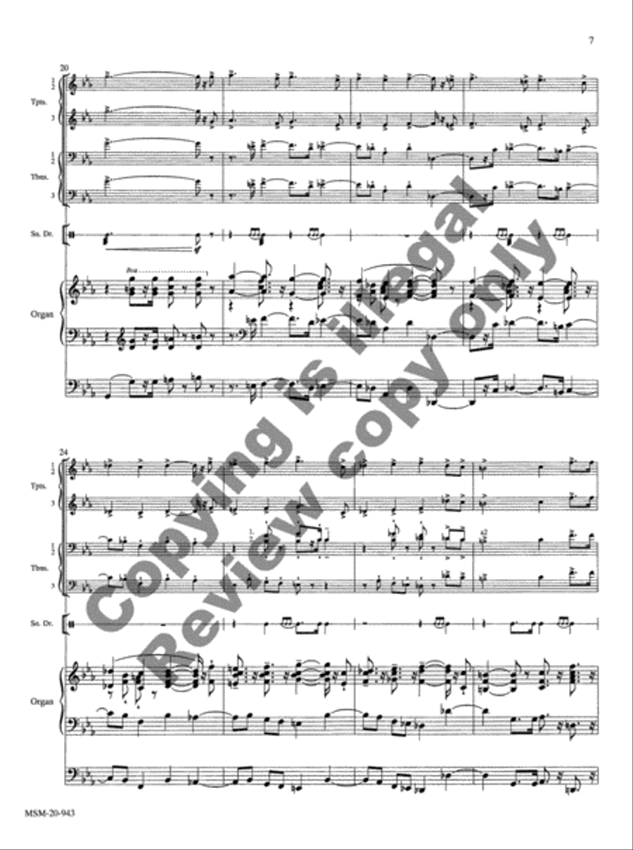 Salvum fac populum tuum Salvum fac populum tuum Brass Ensemble scores gallery preview page 5