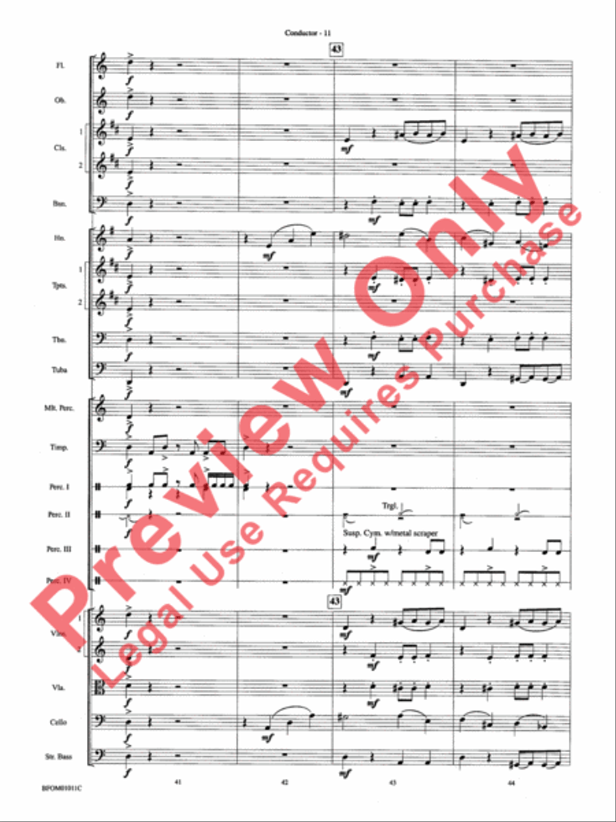 Dark Adventure Full Orchestra scores gallery preview page 14