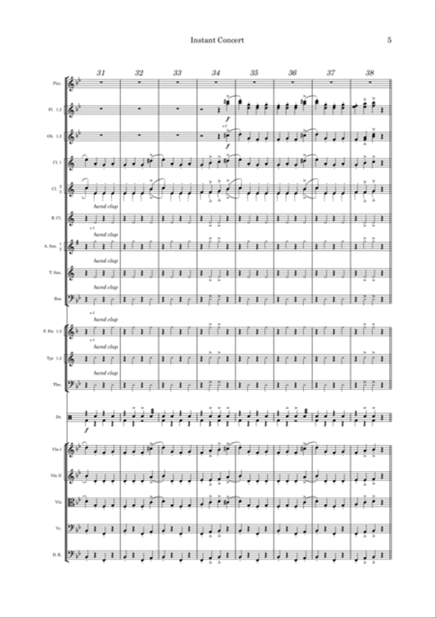 Instant Concert Instant Concert Full Orchestra scores gallery preview page 5