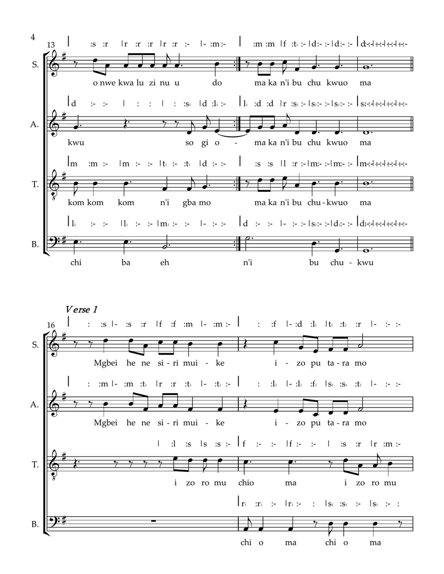 Chioma 4-Part scores gallery preview page 4