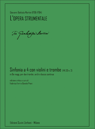 Sinfonia A Quattro Con Violini E Trombe(Hh.30 N.3)
