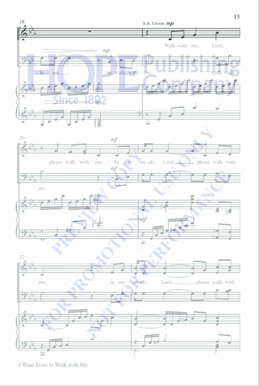Who Is Jesus? 4-Part scores gallery preview page 19