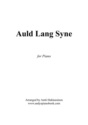 Book cover for Auld Lang Syne - Piano