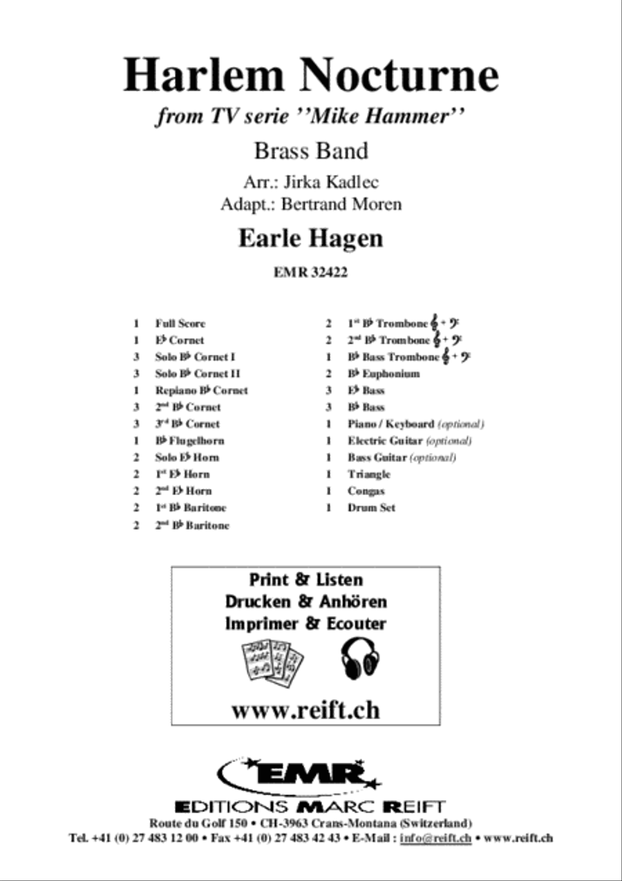 Harlem Nocturne Brass Band scores gallery preview page 2