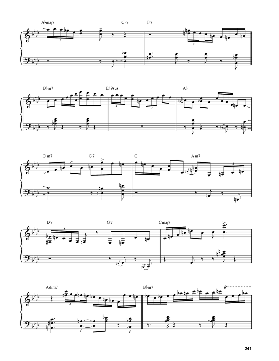 Tangerine Tangerine Piano scores gallery preview page 5