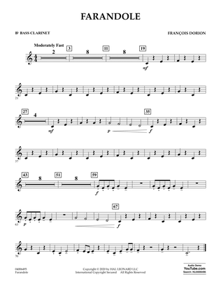 Farandole - Bb Bass Clarinet