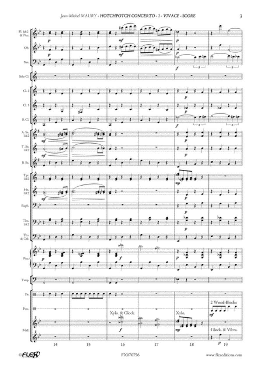 Hotchpotch Concerto Concert Band scores gallery preview page 5