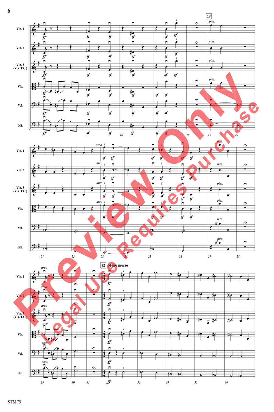 Pictures at an Exhibition String Orchestra scores gallery preview page 6