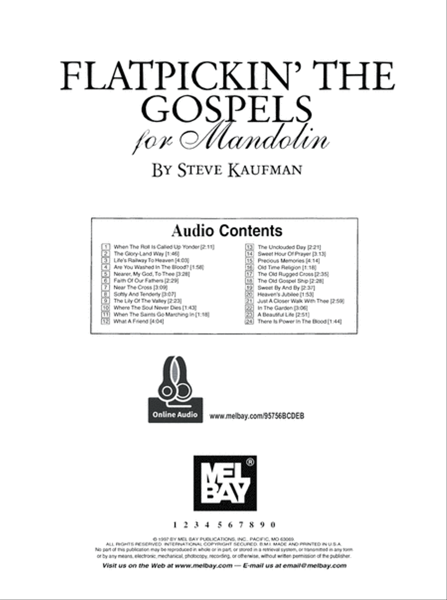 Flatpickin' the Gospels for Mandolin Flatpicking Guitar scores gallery preview page 7