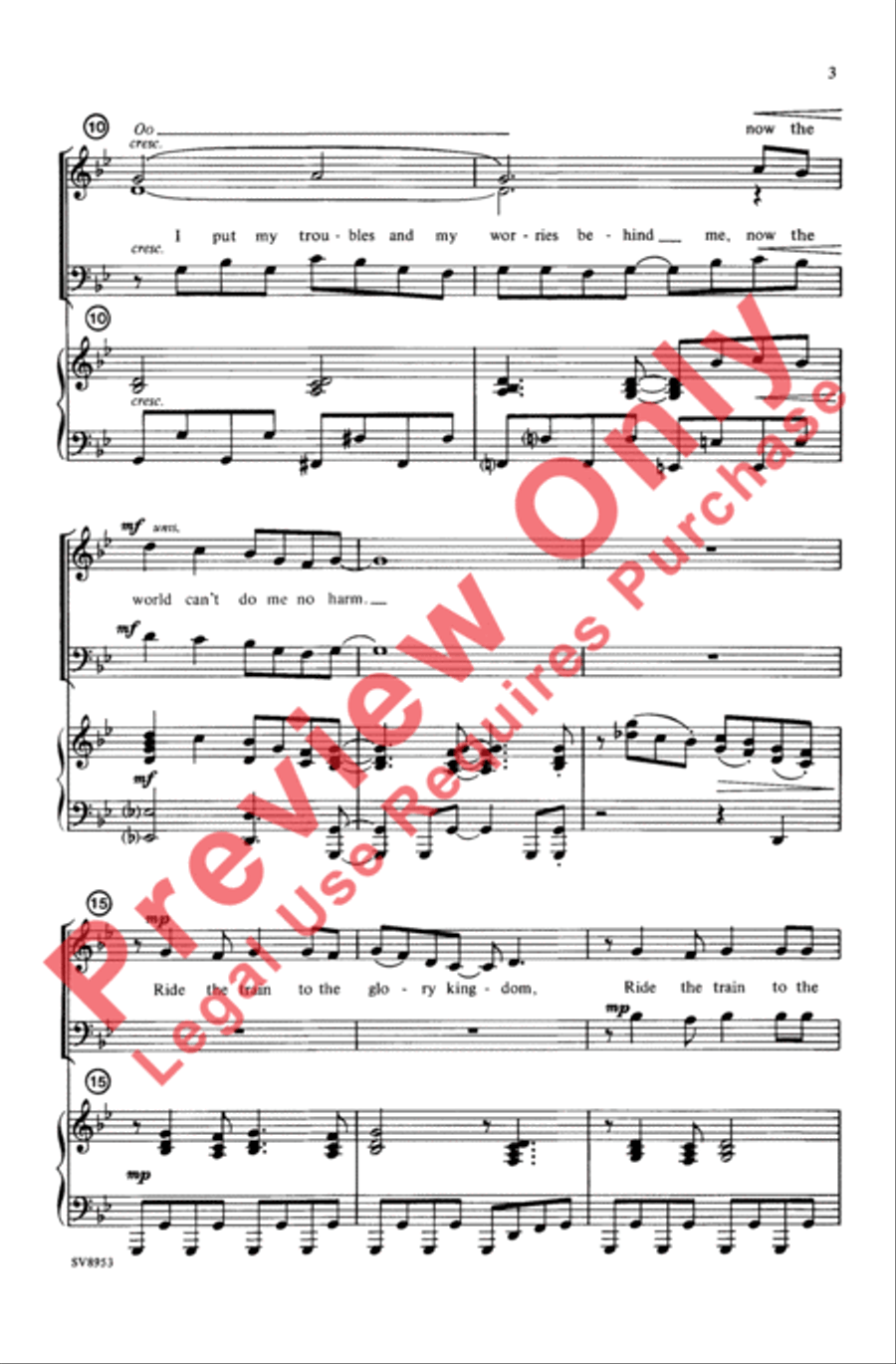 Ticket to the Kingdom 3-Part scores gallery preview page 3