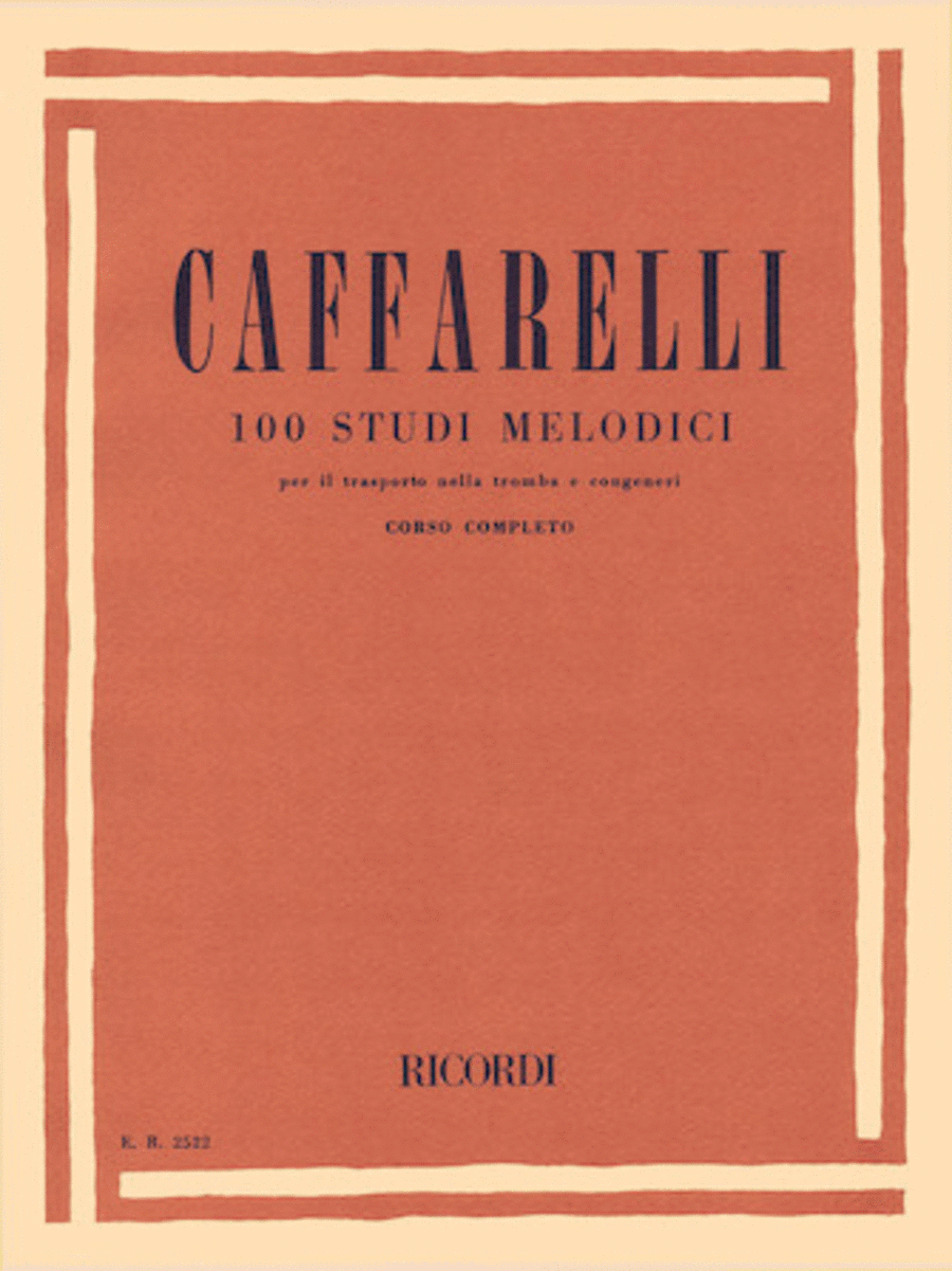 100 Studi Melodici (Melodic Studies) Baritone Horn TC scores gallery preview page 1