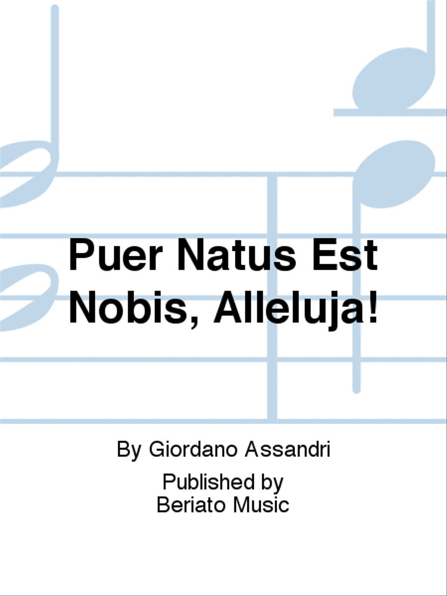 Puer Natus Est Nobis, Alleluja! Organ scores gallery preview page 1