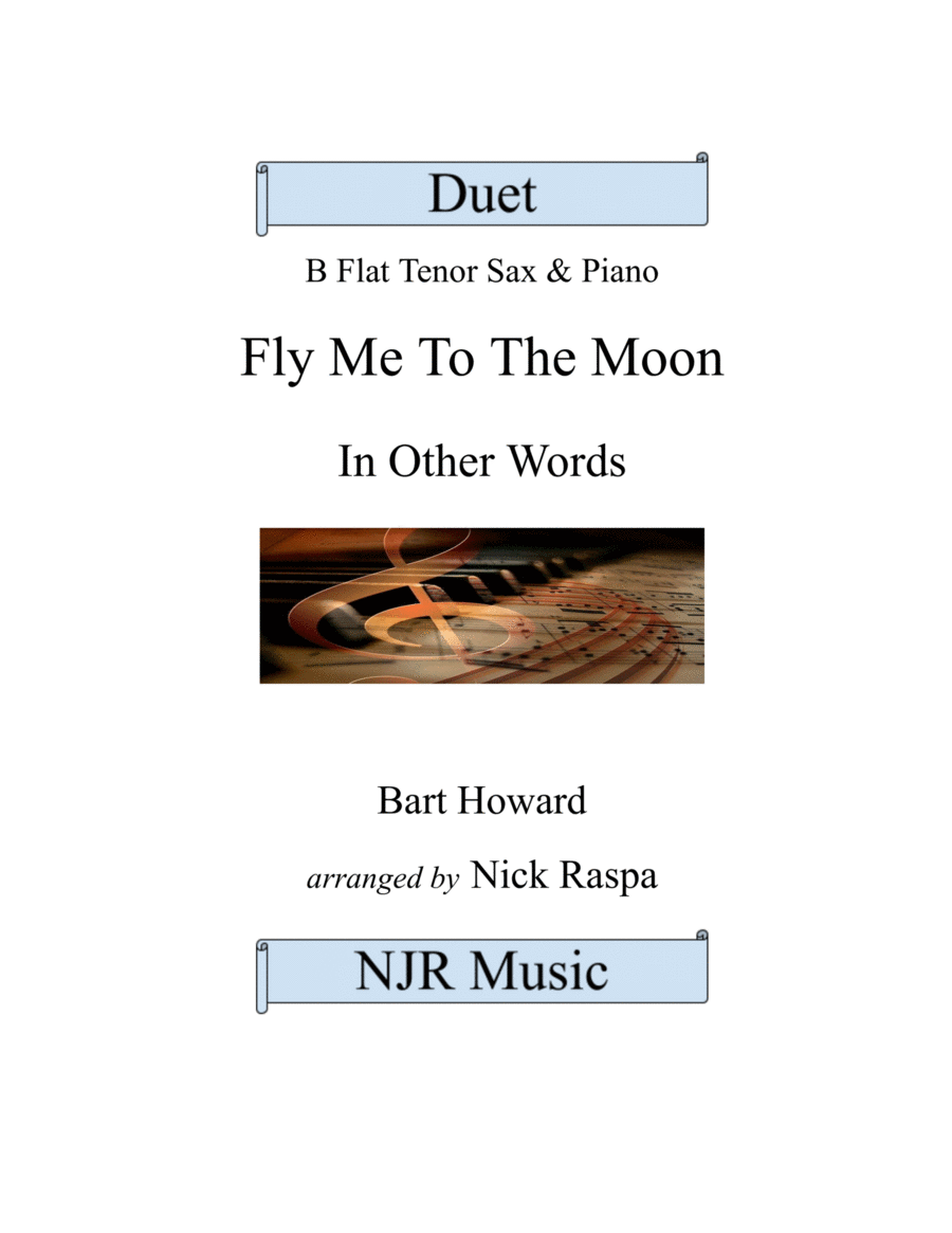 Fly Me To The Moon (in Other Words) Tenor Saxophone scores gallery preview page 1