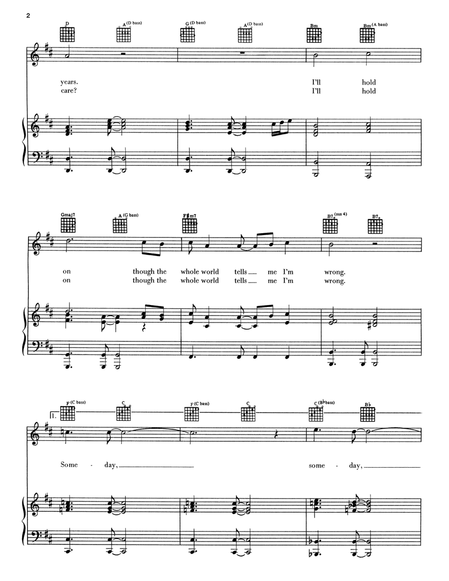 You Won't Be There Acoustic Guitar scores gallery preview page 2