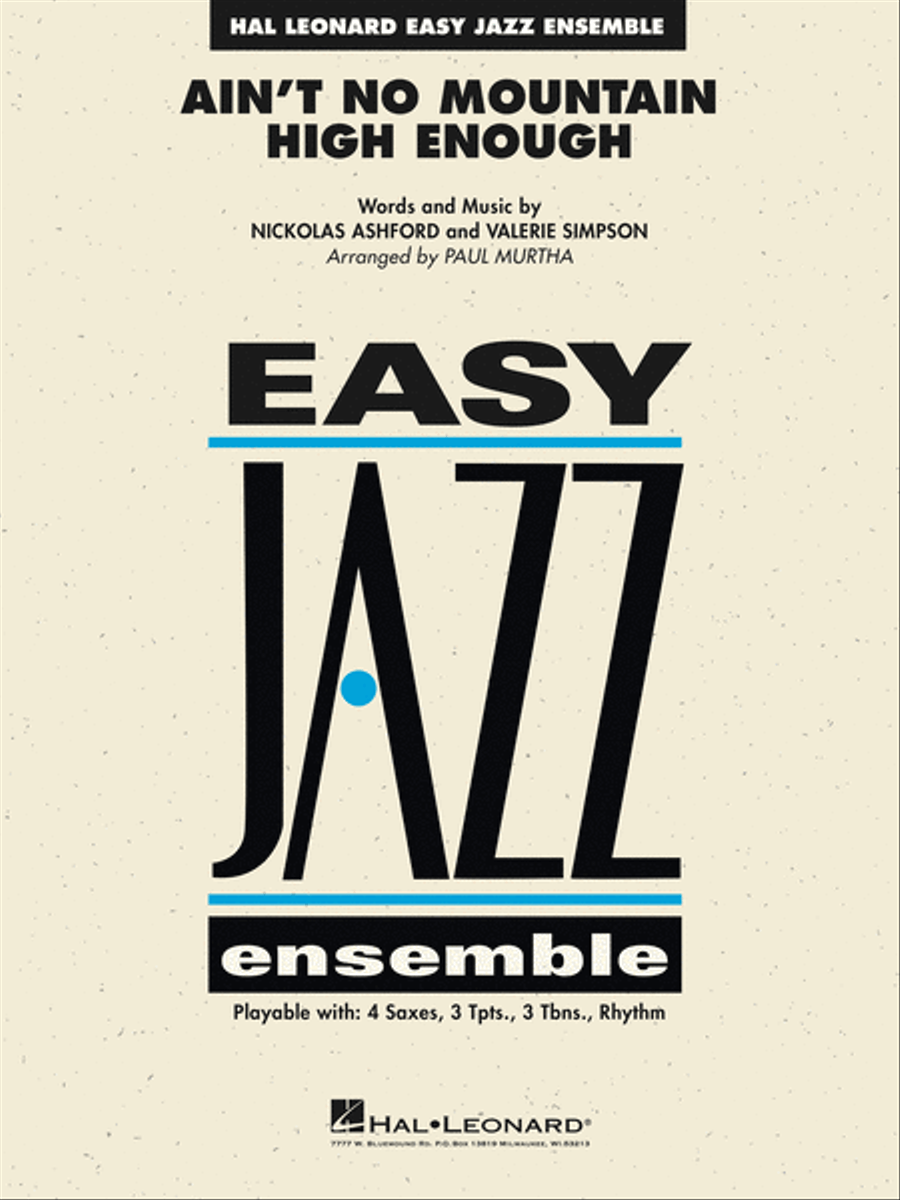 Ain't No Mountain High Enough Jazz Ensemble scores gallery preview page 1