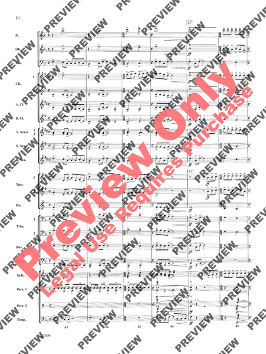 Ciudad de Festivales Concert Band scores gallery preview page 11