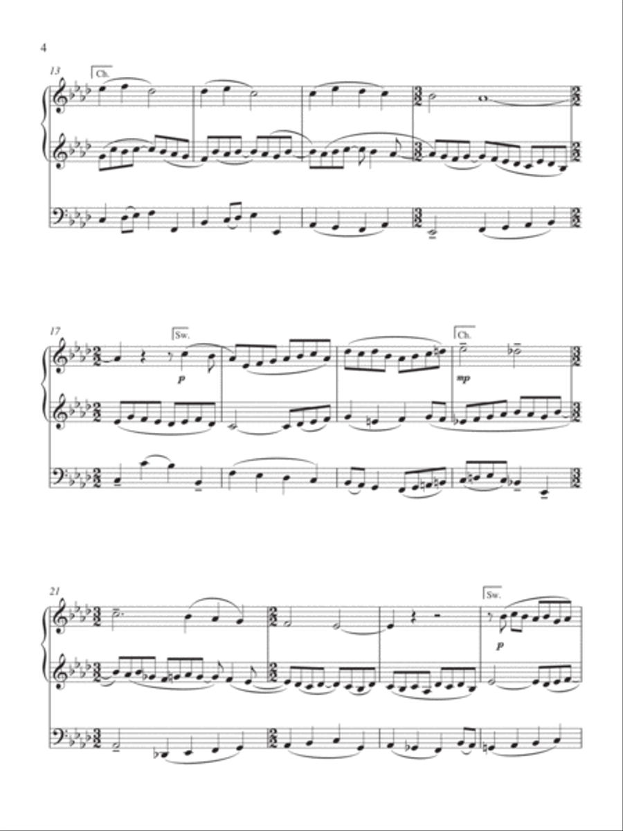 Chorale Prelude on Fr√∂hlich soll mein Herze springen Organ scores gallery preview page 2