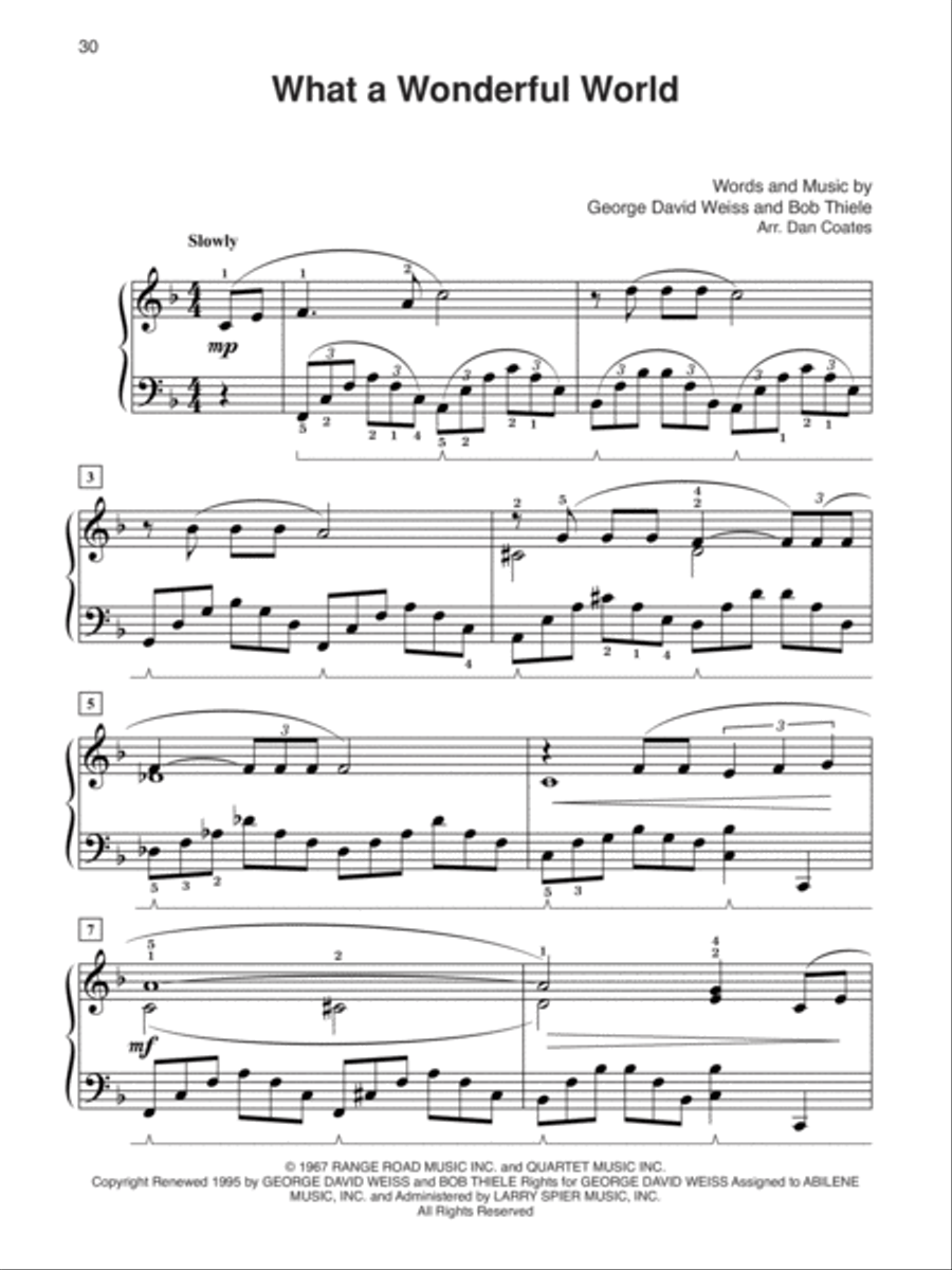 Dan Coates Popular Piano Library -- Beautiful Ballads Piano Solo scores gallery preview page 4