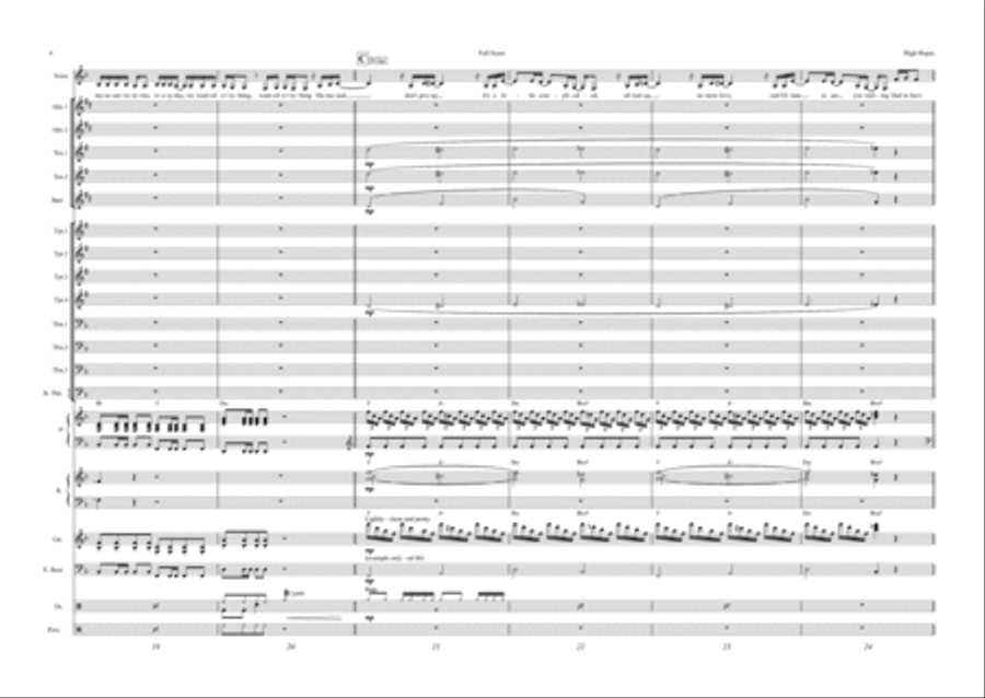 High Hopes Saxophone scores gallery preview page 4