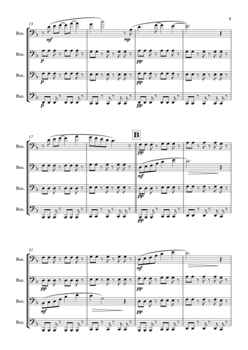 Palhas - Bassoon Quartet image number null