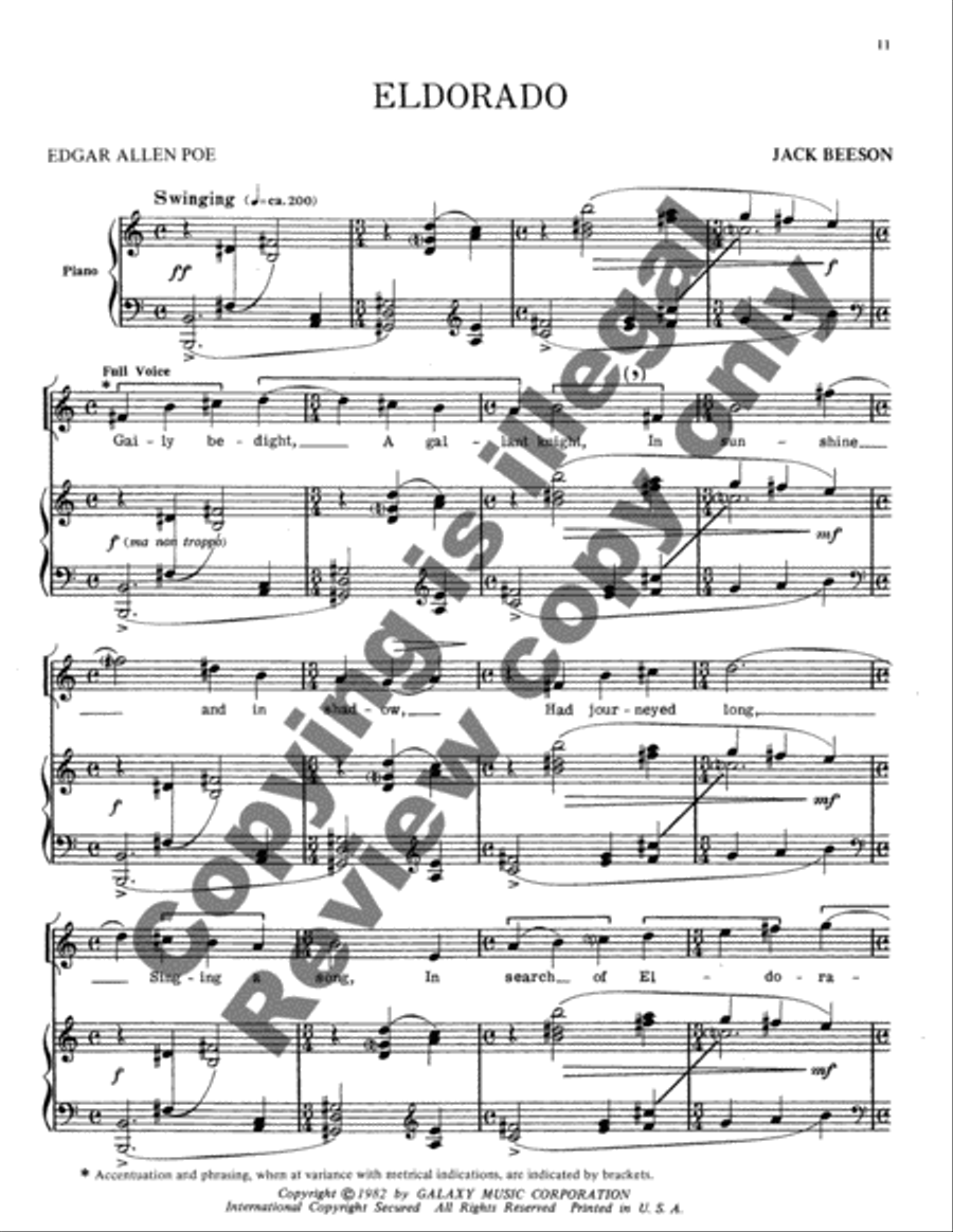 American Art Song Anthology, Volume 1: Contemporary American Songs for High Voice and Piano High Voice scores gallery preview page 5