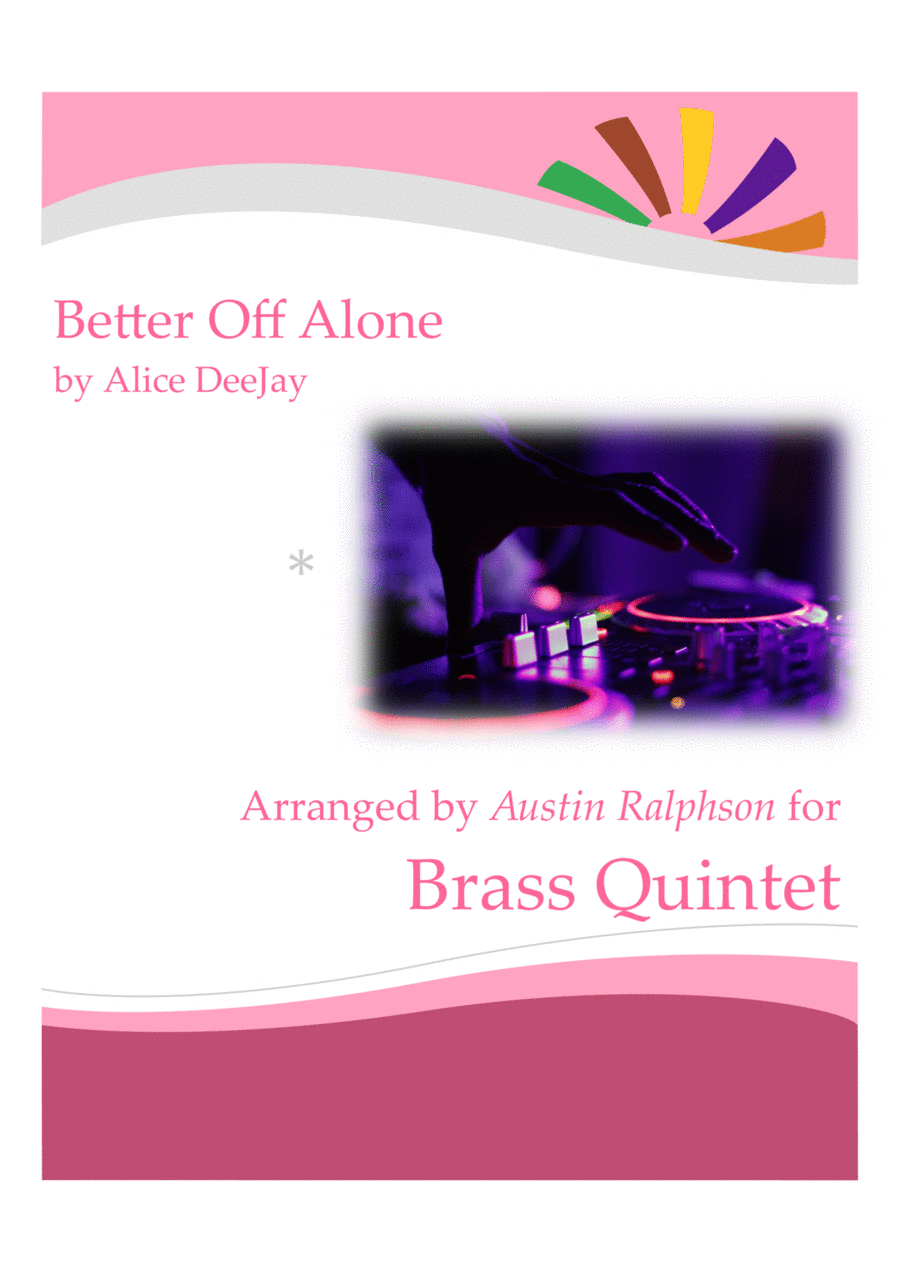 Better Off Alone Brass Quintet scores gallery preview page 1