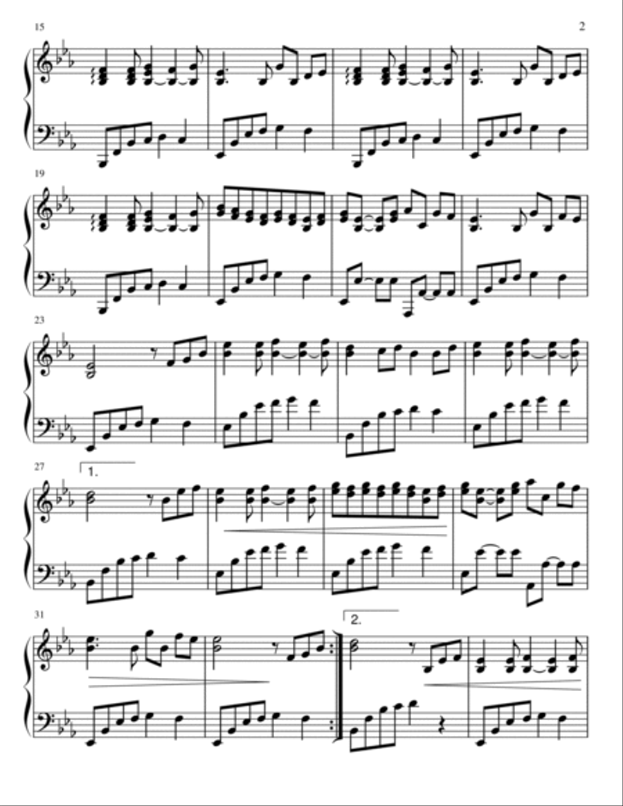 My Sweet Country Home - Janeen Arens Piano Solo scores gallery preview page 2