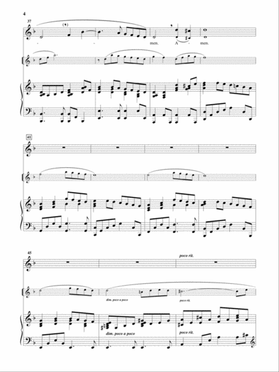 Ave Maria [Low Voice] Low Voice scores gallery preview page 4