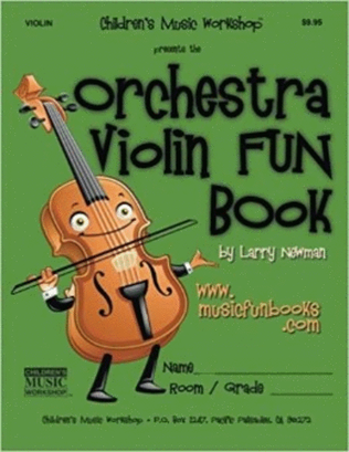 Book cover for The Orchestra Violin Fun Book