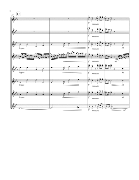Coronation March (Db) (Saxophone Octet - 1 Sop, 3 Alto, 3 Tenor, 1 Bari)