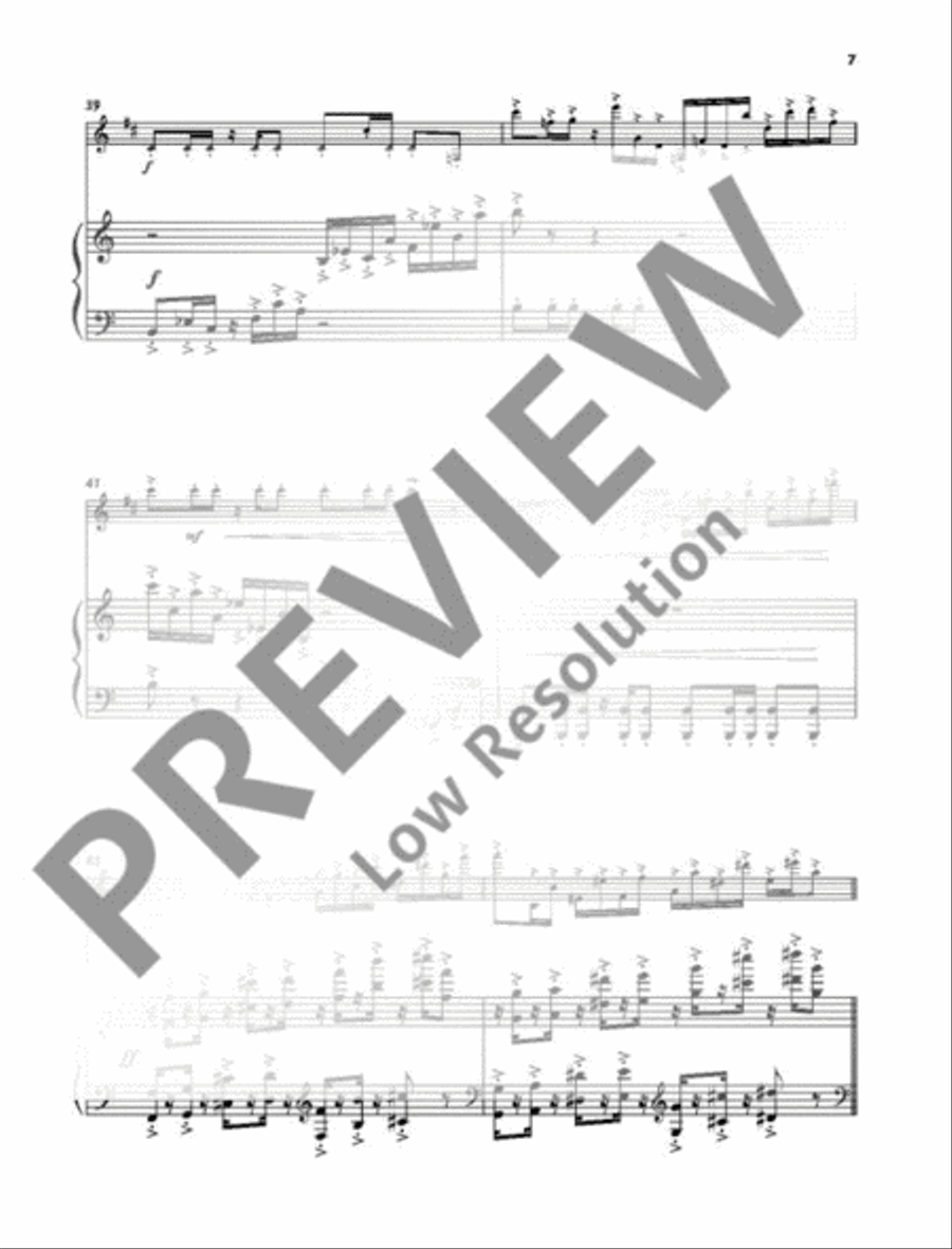 Sonate B-Flat Clarinet scores gallery preview page 8