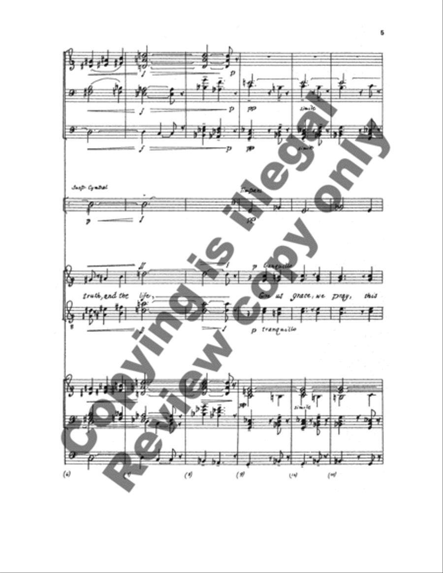 The Descent into Hell (Choral Score) 4-Part scores gallery preview page 11