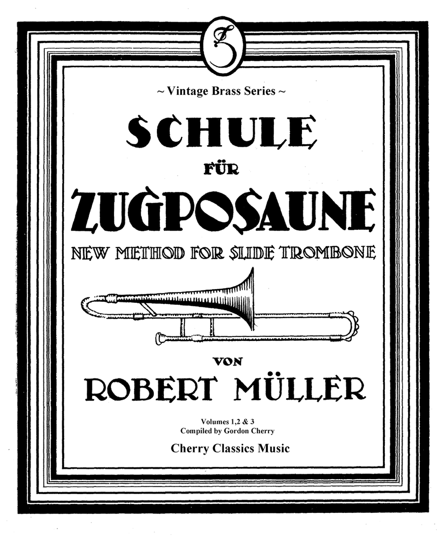 School for Trombone - Volumes 1, 2 and 3 complete Trombone Solo scores gallery preview page 1